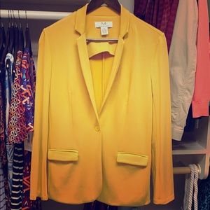 Mustard Magaschoni Brand Women’s Blazer Cardigan